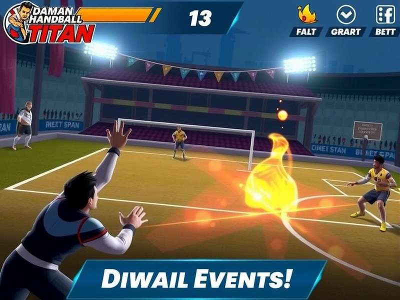 Daman Handball Titan Game Screenshot